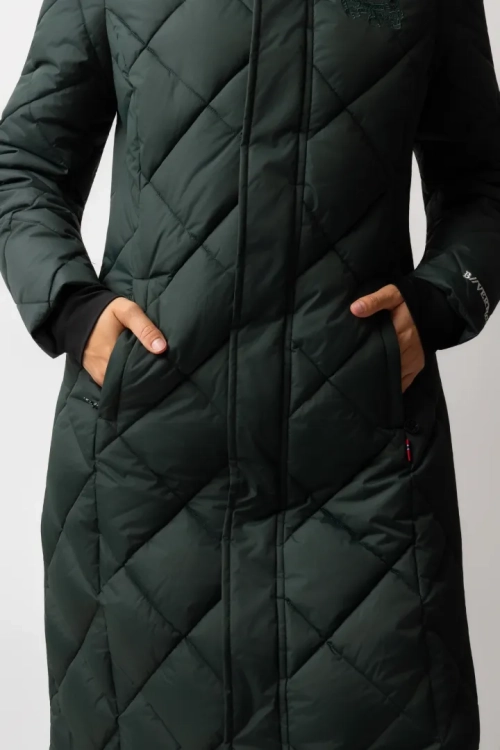 Płaszcz zimowy B VERTIGO Gem scarab green