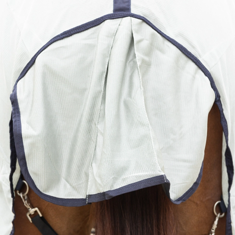 Derka siatkowa z kapturem i maską QHP Anti Fly grey
