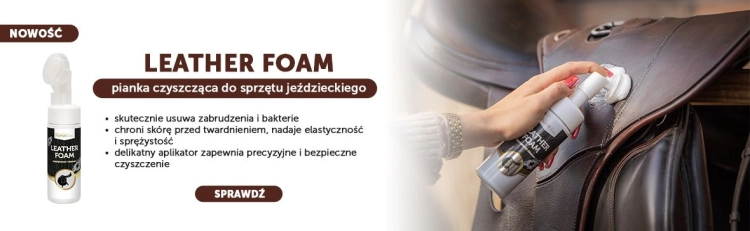 Pianka do czyszczenia skór HorseLinePro Leather Foam