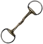 Wędzidło oliwkowe podwójnie łamane HKM "Soft Contact" 16 mm