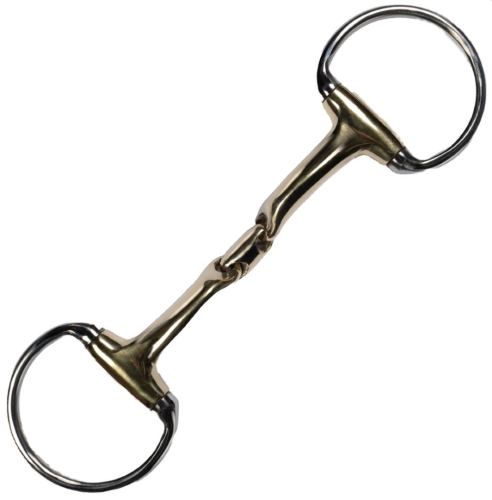 Wędzidło oliwkowe podwójnie łamane HKM Soft Contact 16 mm