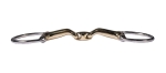 Wędzidło oliwkowe podwójnie łamane HKM High Curve 14 mm