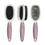  Dwustronna szczotka do grzywy i ogona Fair Play "Edel" orchidea