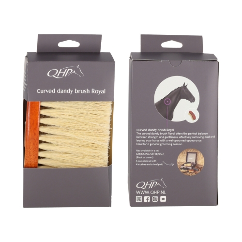 Szczotka QHP Curved Dandy Royal