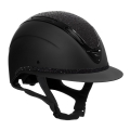 Kask-EQUESTRO-Apocalypse-matte-Rhinestones-black-black-01