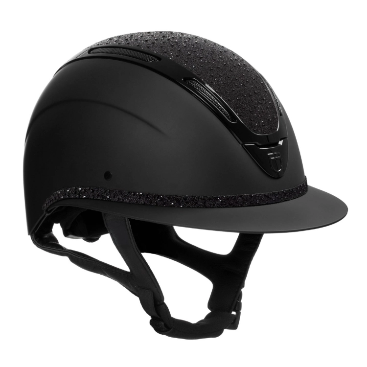 Kask-EQUESTRO-Apocalypse-matte-Rhinestones-black-black-01