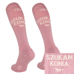 Skarpety COMODO "Szukam konia" rosa