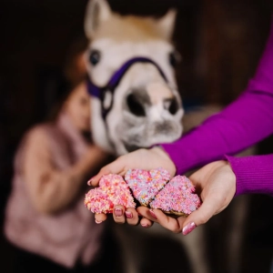 Serduszka Końska Cukierenka z posypką 3 szt. 