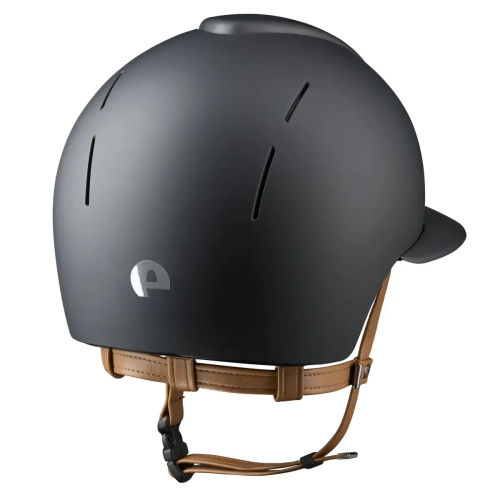 Kask-KEP-Smart-Nova-Textile-Polo-Visor-black-beige-chinstrap-02.webp