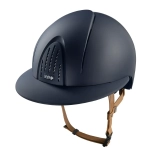 Kask KEP "Smart Nova Textile Polo Visor" blue beige chinstrap