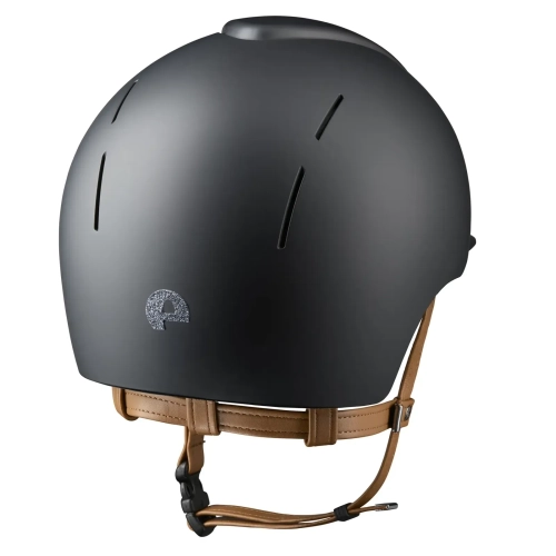 Kask-KEP-Smart-Nova-Textile-Silver-Star-black-beige chinstrap-02.webp