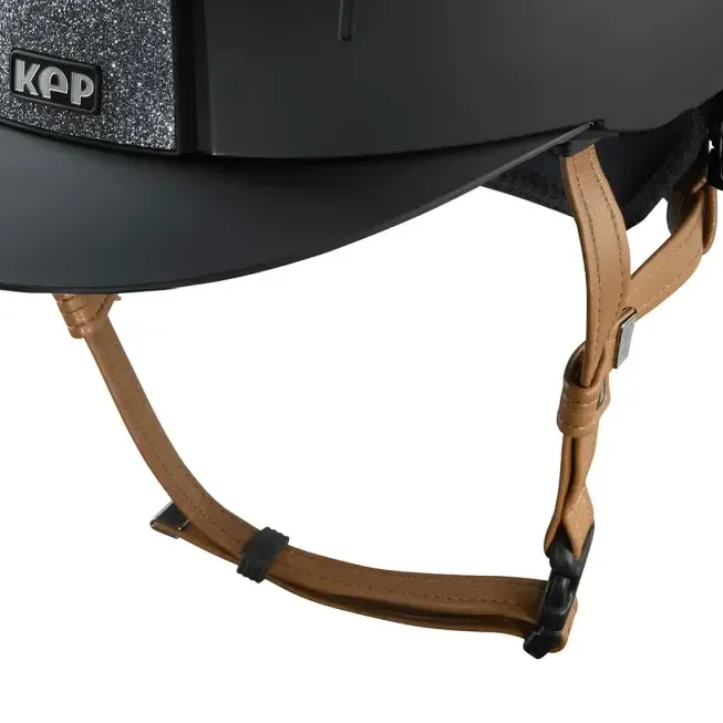 Kask-KEP-Smart-Nova-Textile-Silver-Star-black-beige chinstrap-04.webp