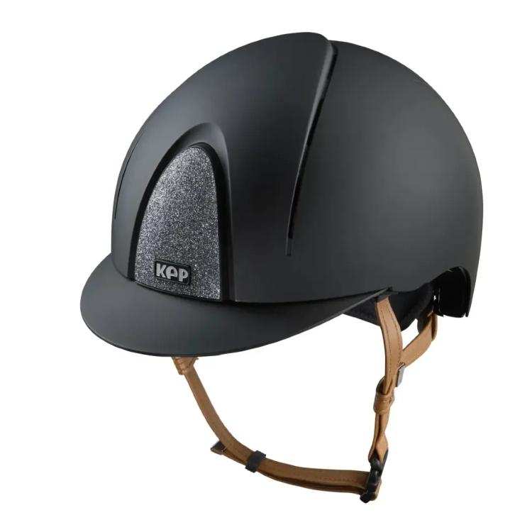 Kask-KEP-Smart-Nova-Textile-Silver-Star-black-beige chinstrap-01.webp