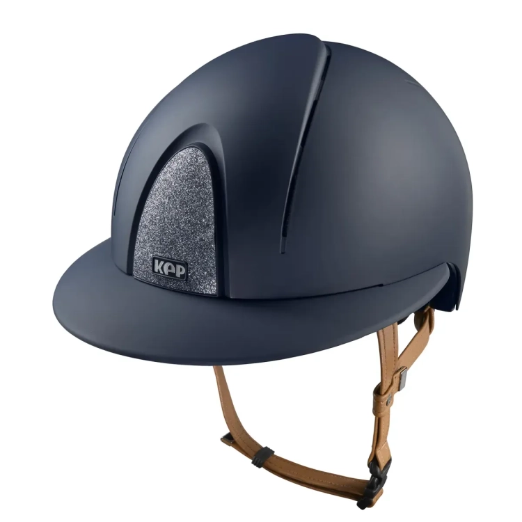 Kask-KEP-Smart-Nova-Textile-Silver-Star-Polo-Visor-blue-beige-chinstrap-01.webp