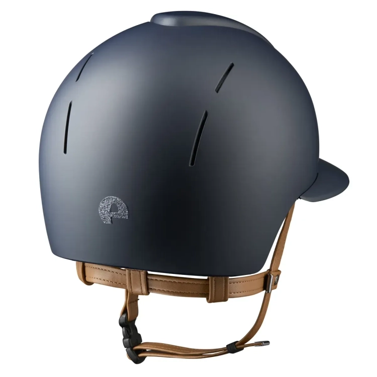 Kask-KEP-Smart-Nova-Textile-Silver-Star-Polo-Visor-blue-beige-chinstrap-02.webp