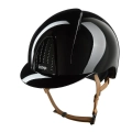 Kask-KEP-Smart-Nova-Metal-Polish-black-beige-chinstrap-01.webp