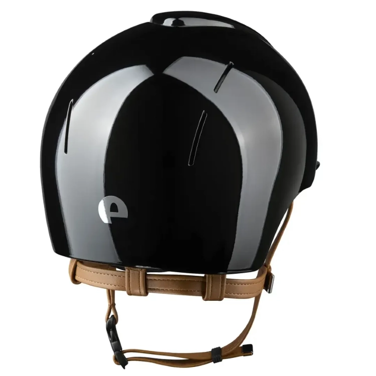Kask-KEP-Smart-Nova-Metal-Polish-black-beige-chinstrap-02.webp