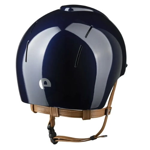 Kask-KEP-Smart-Nova-Metal-Polish-blue-beige-chinstrap-02.webp
