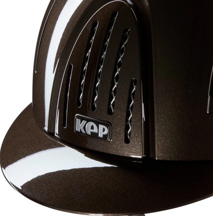 Kask-KEP-Smart-Nova-Metal-Polish-brown-beige-chinstrap-03.webp