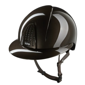 Kask KEP "Smart Nova Metal Polish Polo Visor" brown