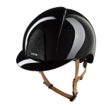 Kask-KEP-Smart-Nova-Metal-Polish-Black-Star-black- beige-chinstrap-01.webp