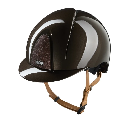 Kask-KEP-Smart-Nova-Metal-Polish-Brown-Star-brown-beige-chinstrap-01.webp