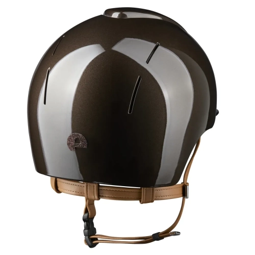 Kask-KEP-Smart-Nova-Metal-Polish-Brown-Star-brown-beige-chinstrap-02.webp