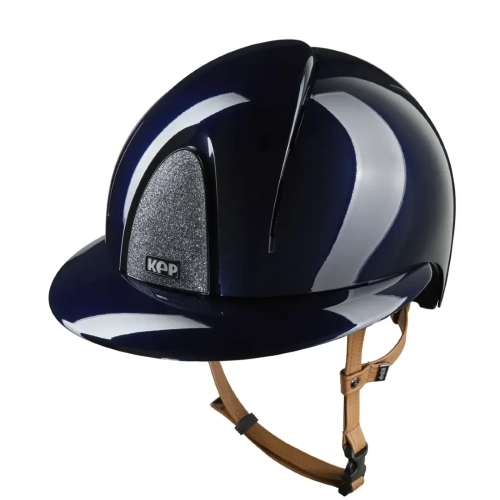 Kask-KEP-Smart-Nova-Metal-Polish-Silver-Star-Polo-Visor-blue-beige-chinstrap-01.webp