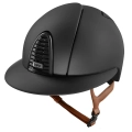 Kask-KEP-Cromo-2.0-Matt-Polo-Polo-Visor-black-beige-strap-01.webp