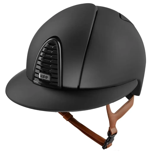 Kask-KEP-Cromo-2.0-Matt-Polo-Polo-Visor-black-beige-strap-01.webp
