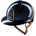 Kask-KEP-Cromo-2.0-Shine-Polo-Visor-blue-beige-strap-01