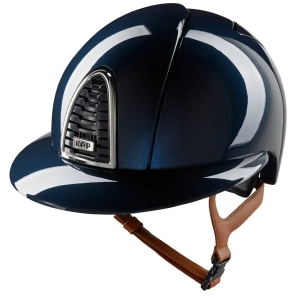 Kask KEP "Cromo 2.0 Shine Polo Visor" blue beige strap