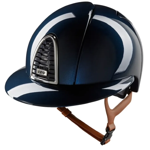 Kask-KEP-Cromo-2.0-Shine-Polo-Visor-blue-beige-strap-01