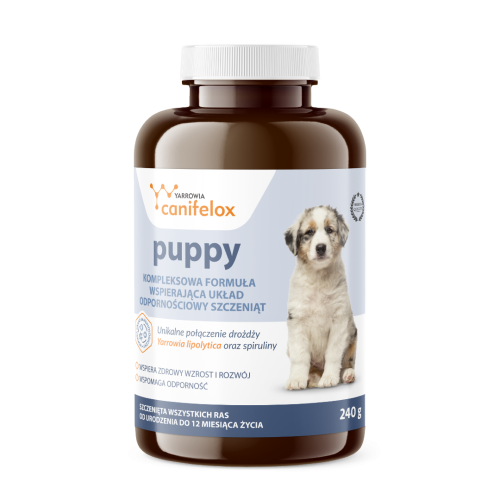 Preparat-dla-szczeniat-na-odpornosc-Yarrowia-Canifelox-Puppy-120g