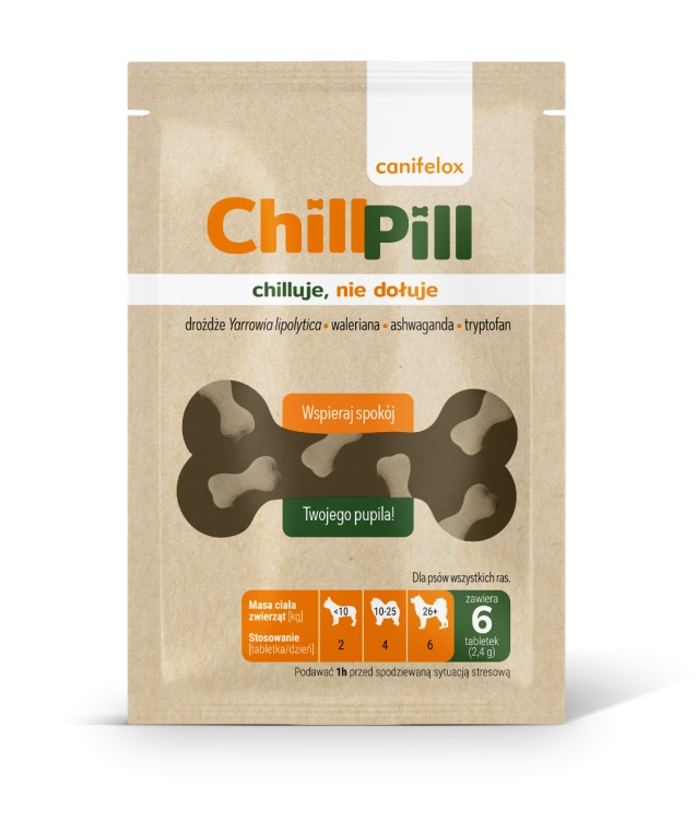 Preparat-na-uspokojenie-Yarrowia-Canifelox-ChillPill-Dog-6tbl