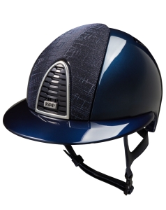 Kask KEP "Cromo 2.0 Shine Gallasia Polo Visor" blue