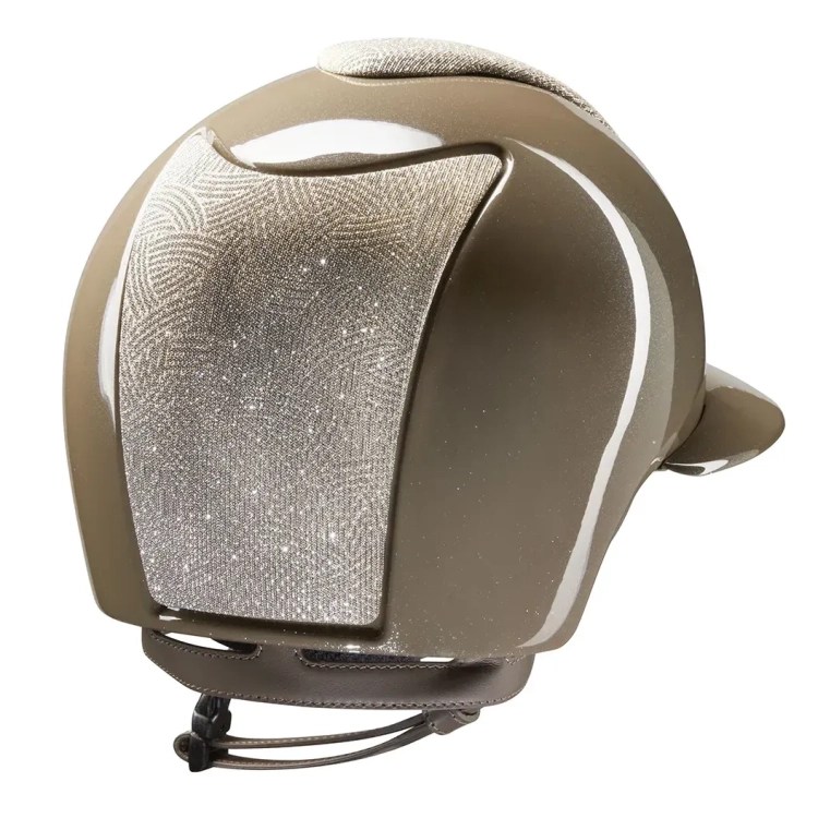 Kask-KEP-Cromo-2.0-Diamond-Galassia-Gold-Polo-Visor-taupe-02