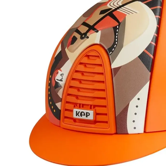 Kask-KEP-Cromo 2.0-Textured-Pegasus-Collection-orange-03