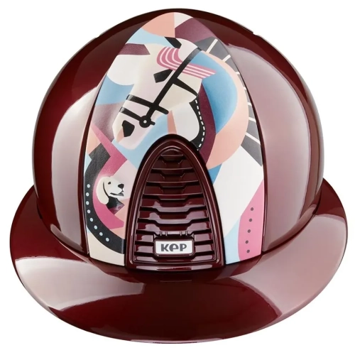 Kask-KEP-Cromo-2.0-Metal-Pegasus-Collection-burgundy-02
