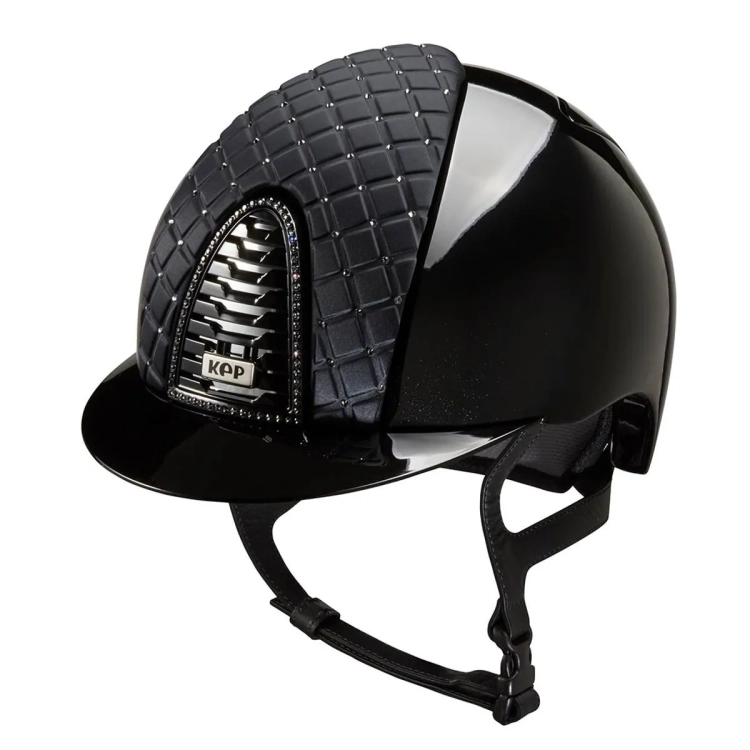 Kask-KEP-Cromo-2.0-Polish-Satin-Milano-Cross-Swarovski-black-01