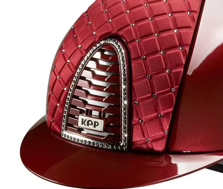Kask-KEP-Cromo-2.0-Metal-Satin-Milano-Cross-Swarovski-bordeaux-03