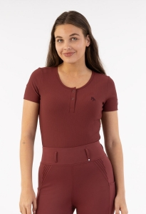 Koszulka BR "Klaasje" SS2026 new maroon 24h