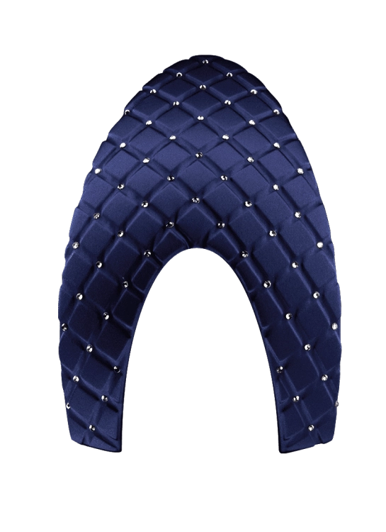Panel-przedni-KEP-Cromo-2.0-Satin-Milano-Cross-Swarovski-Blue