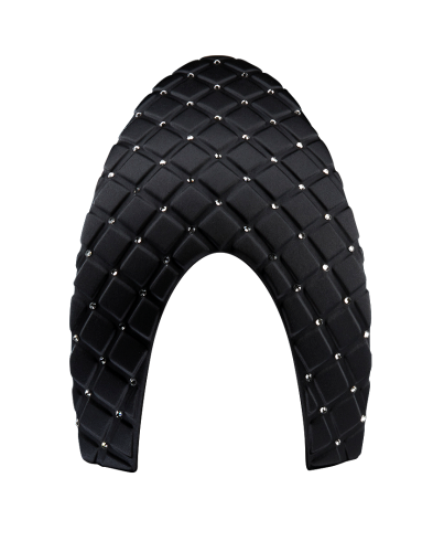 Panel-przedni-KEP-Cromo 2.0-Satin-Milano-Cross-Swarovski-Black