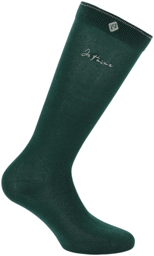 Skarpety-EquiTheme-Je-taime-khaki
