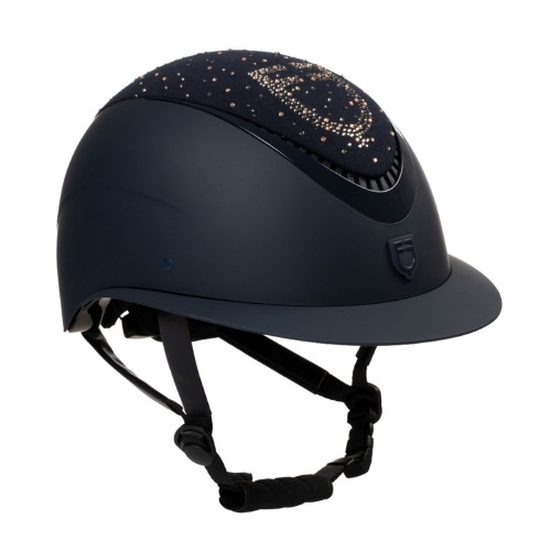 Kask-EQUESTRO-Matt-Wide-Visor-Rhinestone-Logo-navy-1