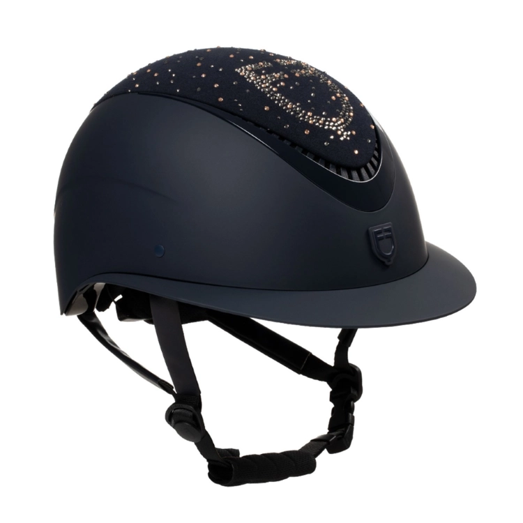 Kask-EQUESTRO-Matt-Wide-Visor-Rhinestone-Logo-navy-1