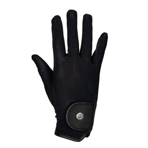 Rękawiczki-letnie-EQUESTRO-Fabric-And-Mesh-black-01
