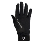 Rękawiczki EQUESTRO "Technical Fabric" SS2026 black