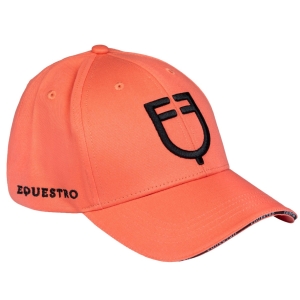 Czapka z daszkiem EQUESTRO "Baseball Cap" SS2026 desert flower-black